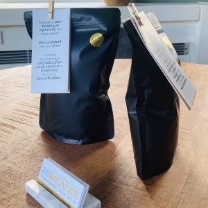 post-session integration bag Dead Sea salt Rebalance